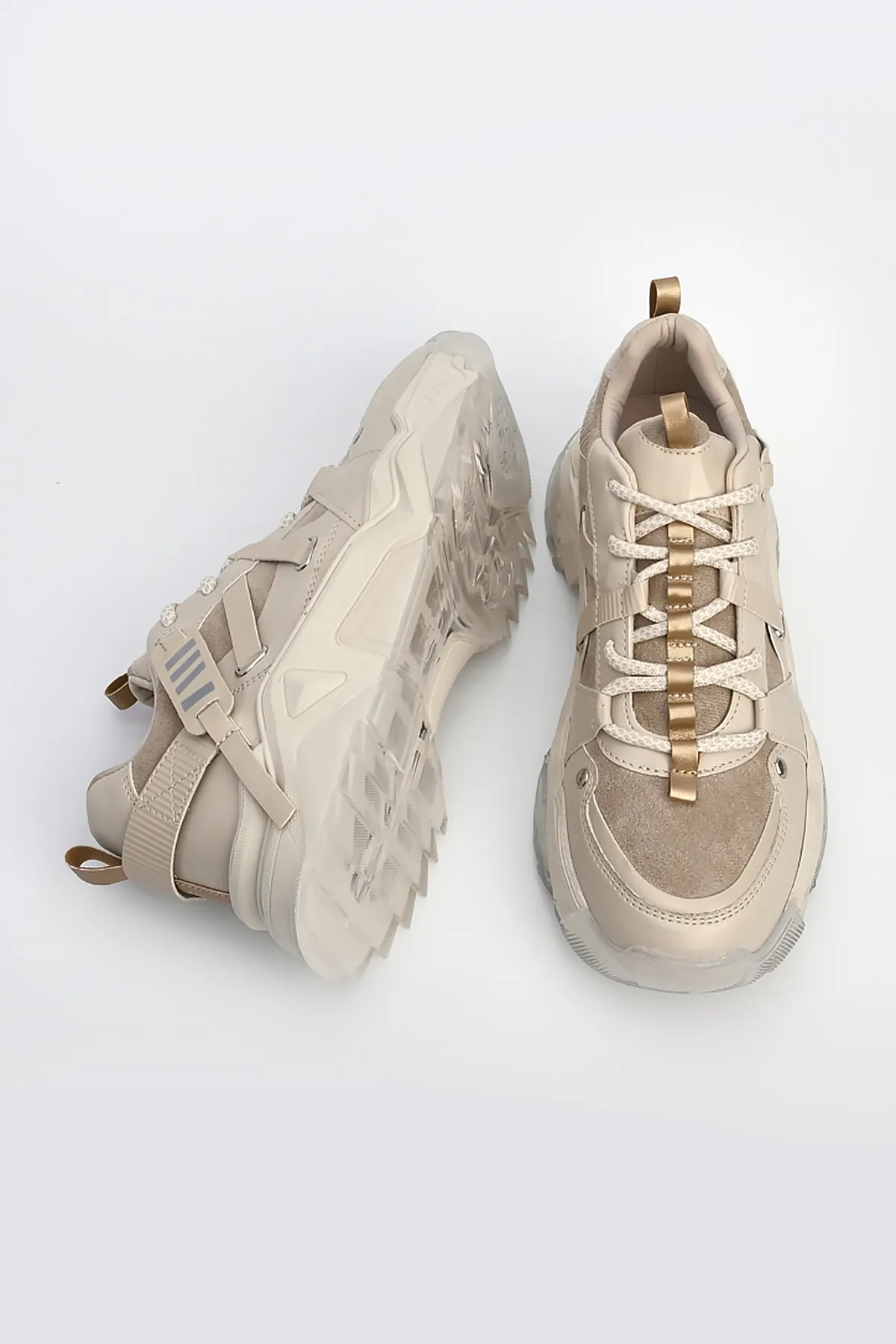 Marjin  Sneaker - Beige - Flacher Absatz