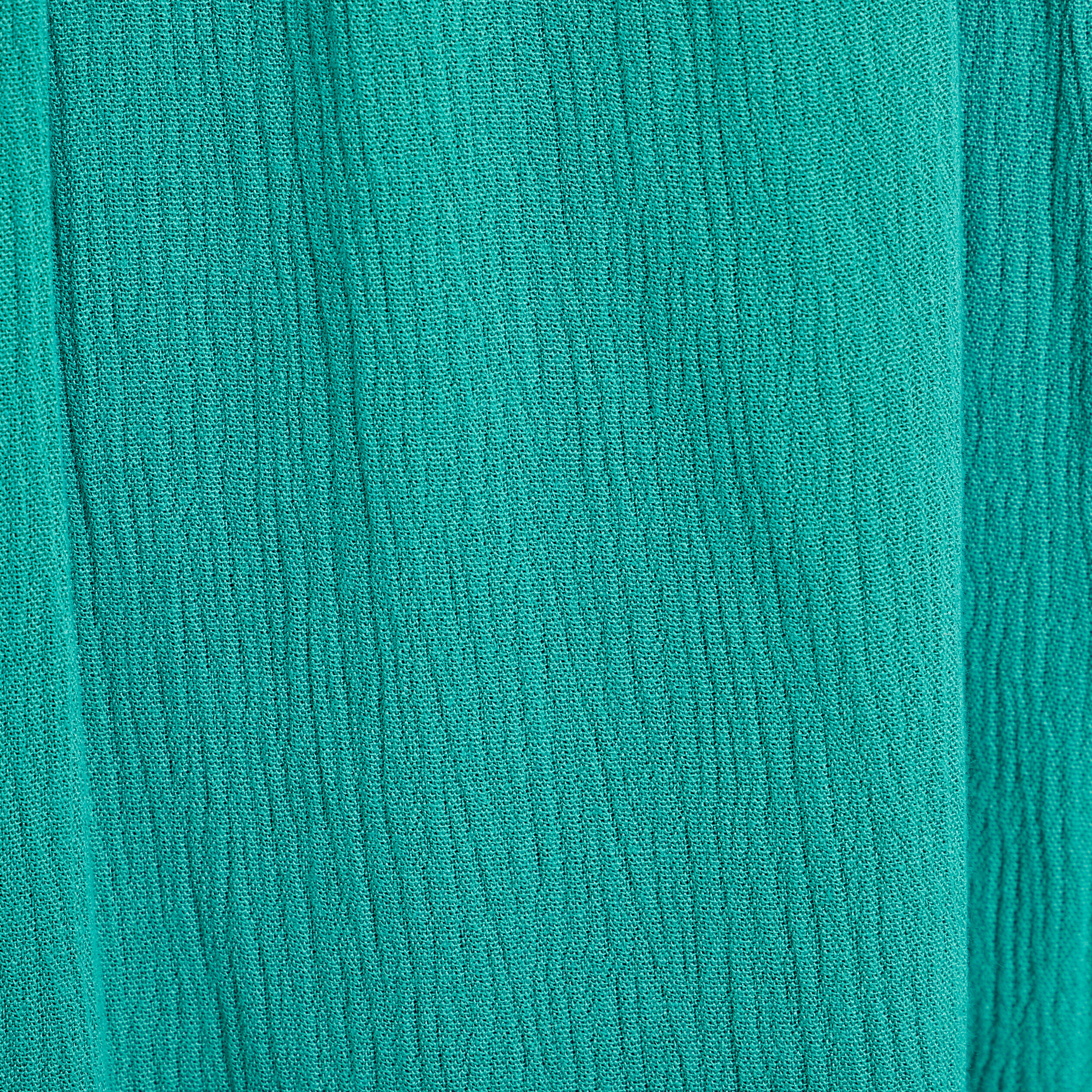 Robe longue évasée vert femme | Cache Cache