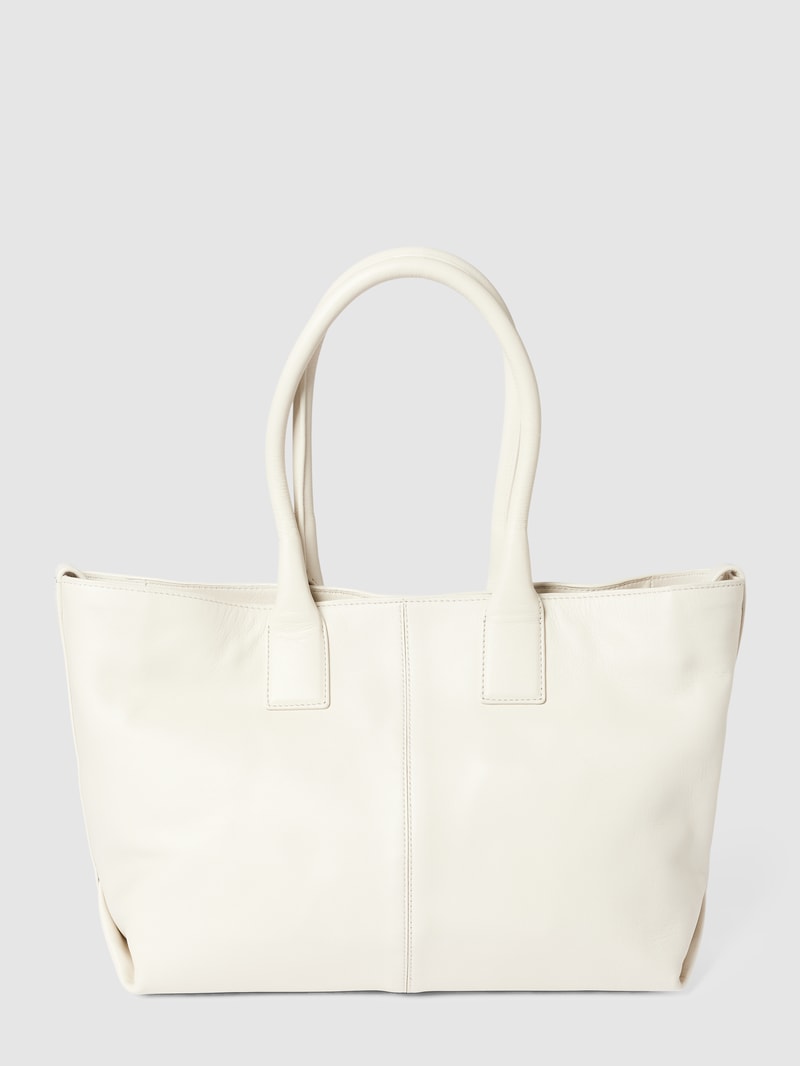 Shopper mit Label-Details Modell 'Chelsea' in offwhite
