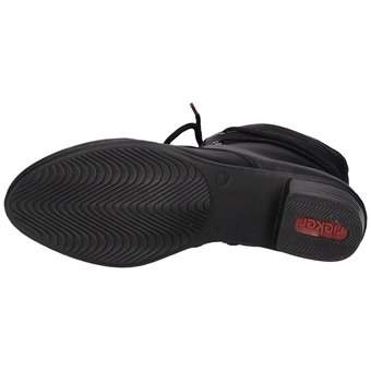 Rieker Schnürstiefelette in schwarz