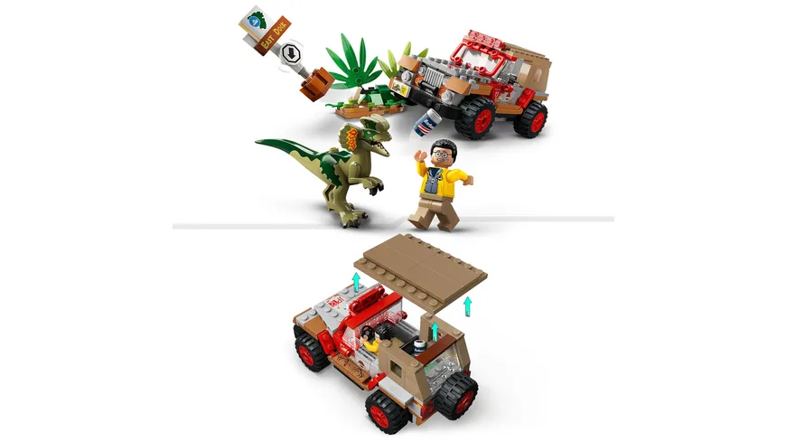 LEGO Jurassic Park 76958 Hinterhalt des Dilophosaurus
