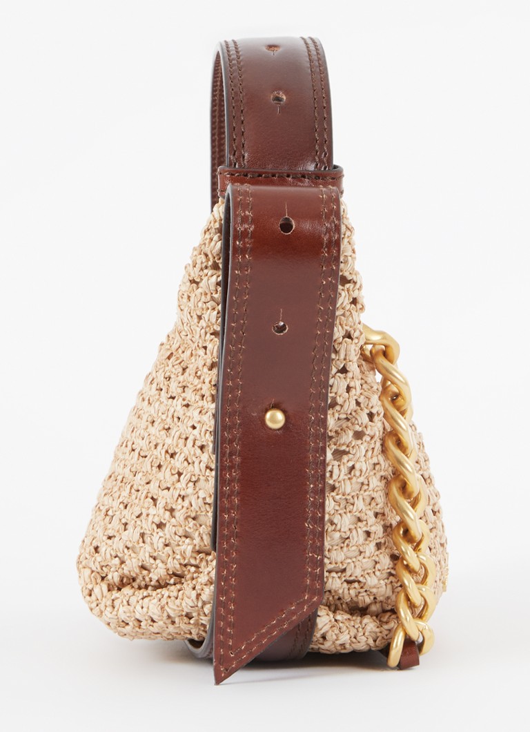 Zadig&Voltaire Le Cecilia XS crossbody-laukku, jossa nahkayksityiskohtia