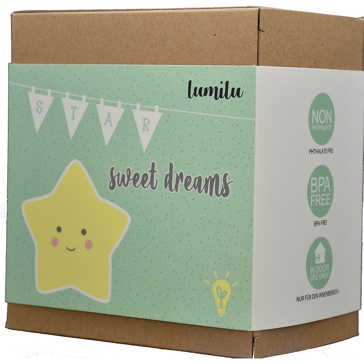 Nachtlicht lumilu Sweet Dreams, star