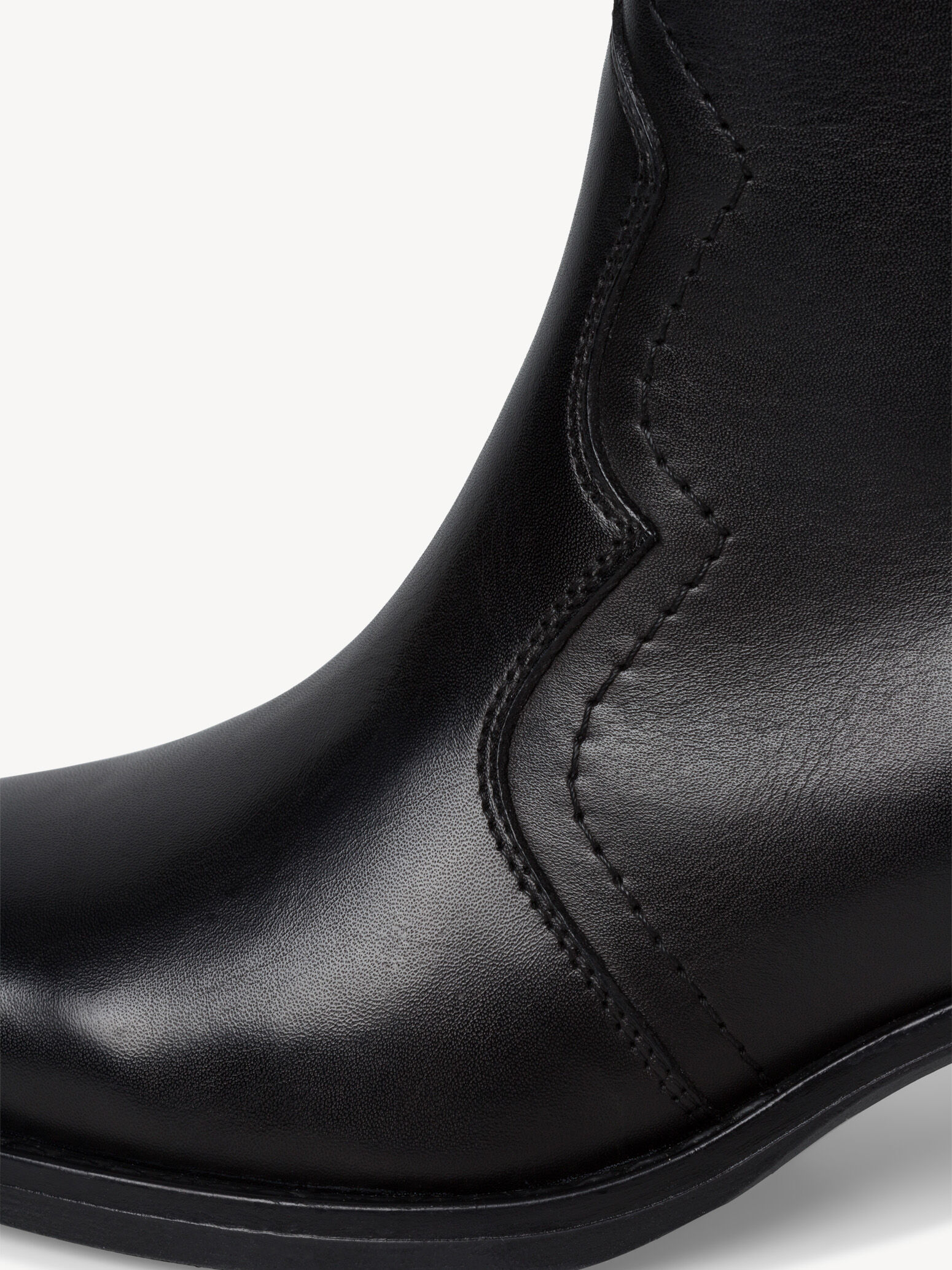 Bottes de cow-boy en cuir - noir