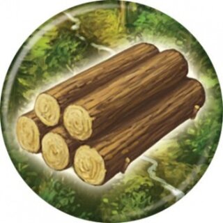 Catan Button - Wood