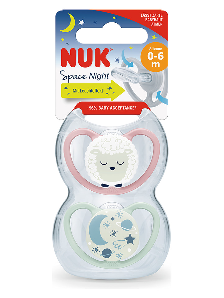 NUK 2er-Set: Schnuller 