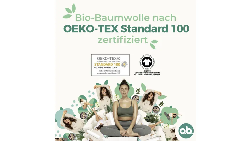 O.B. ORGANIC BIO TAMPON MINI 16ER