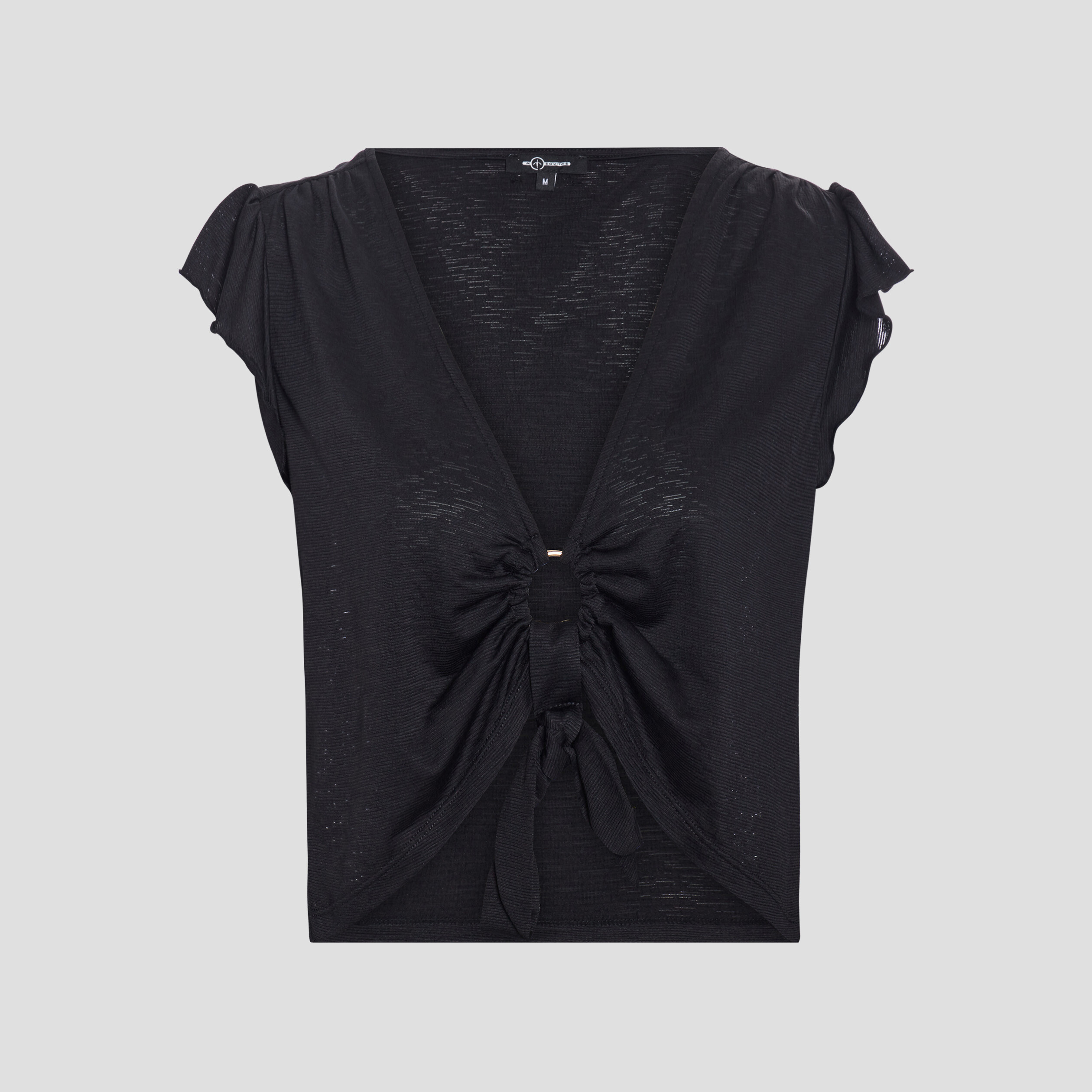 T-shirt manches courtes noir femme | La Halle