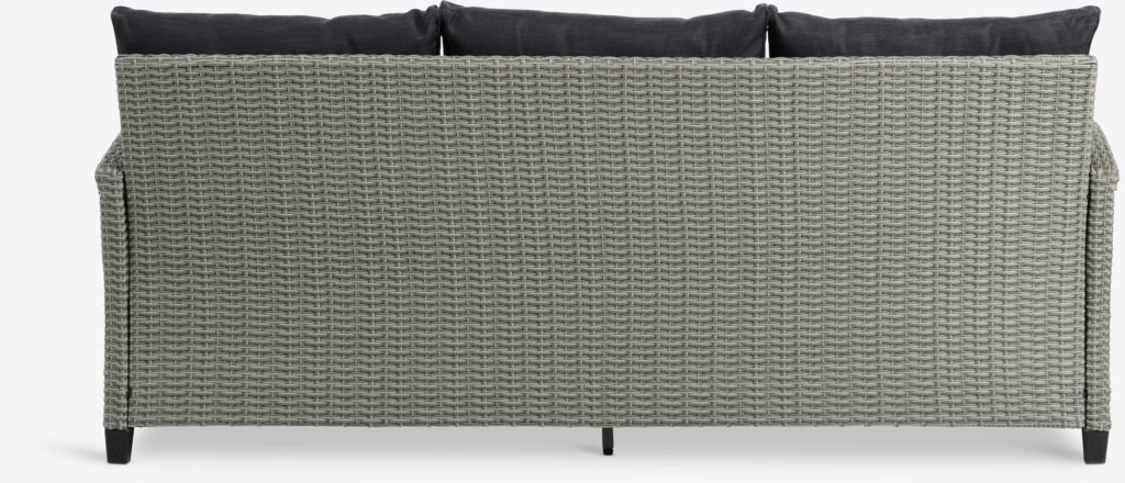 ONDRUP ONDRUP 3-seters loungesofa med lenestol, grå