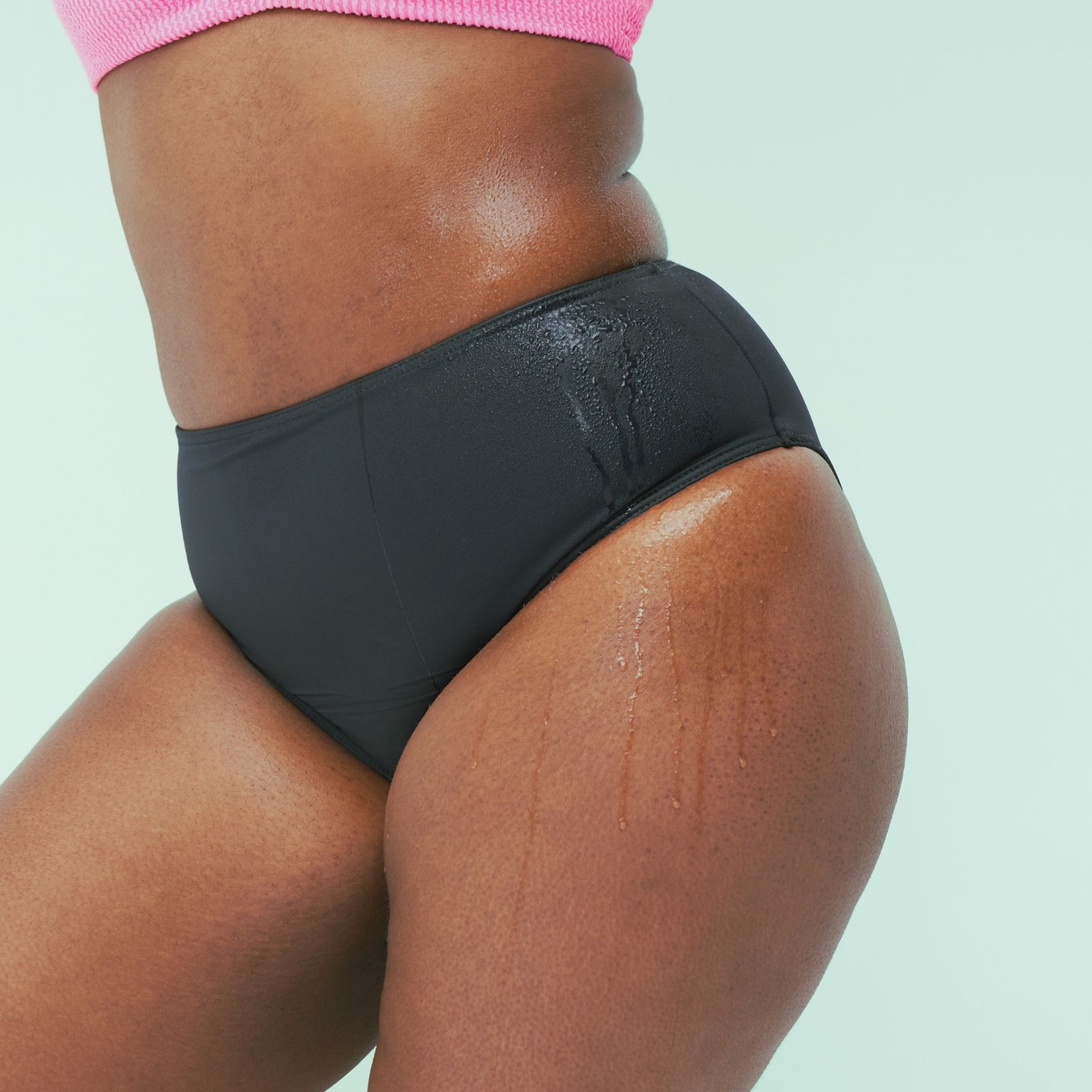 Moon Lingerie Oceanide Medium Flow Menstruatiebikinibroekje Zwart