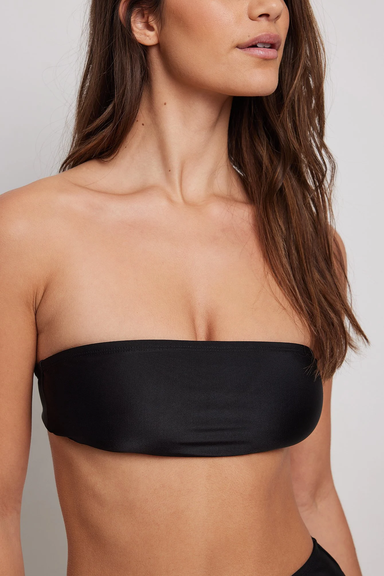 Gepolstertes Bandeau-Bikini-Oberteil