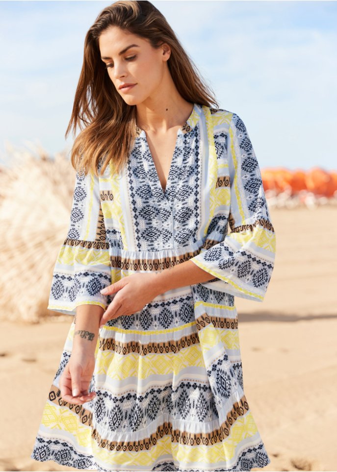 Tunika-Kleid aus nachhaltiger Viskose