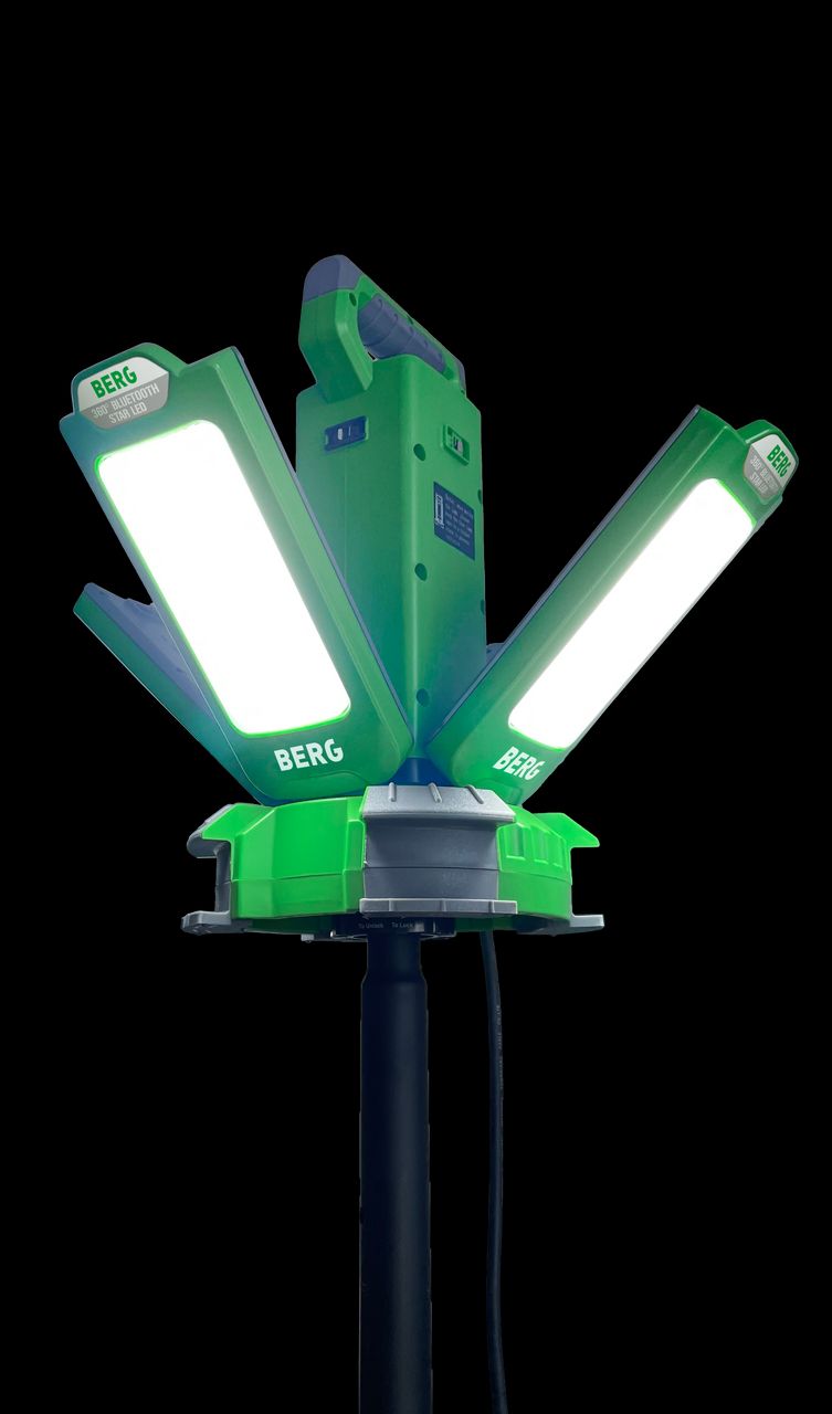 BERG LED-STRAHLER BCL 360° BLUETOOTH STAR LED 120 TS [230V-EU]