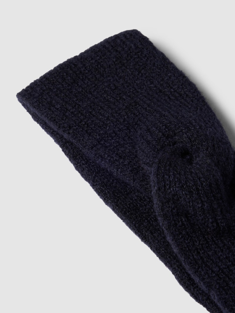 Stirnband mit Knotendetail in dunkelblau