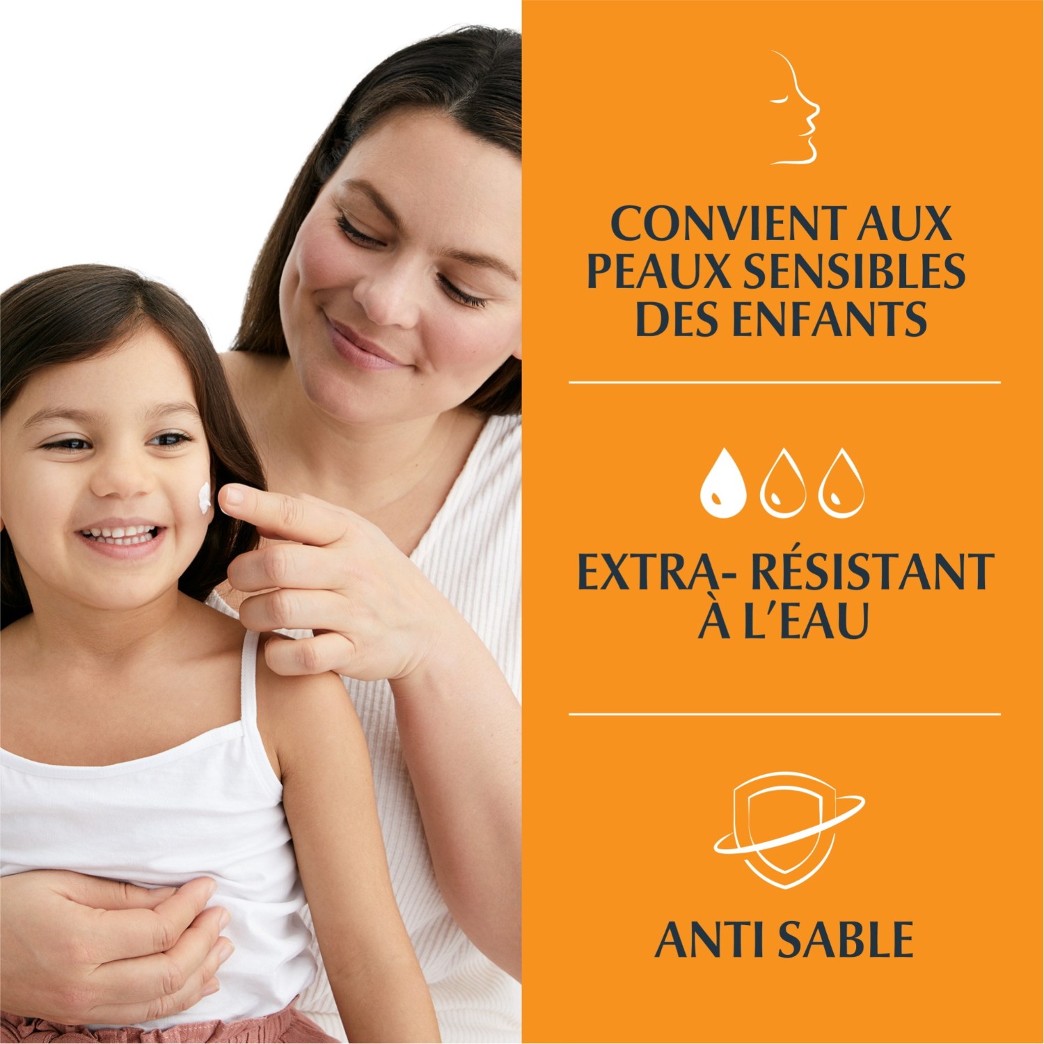 Eucerin Sun Sensitive Protect Kids Gel-Crème Tou cher Sec SPF50+