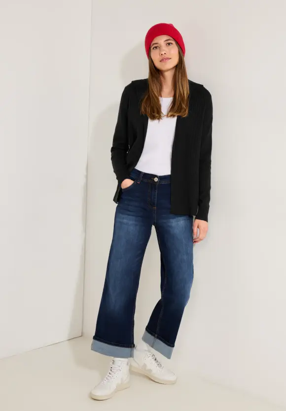 CECIL Strickjacke mit Kapuze