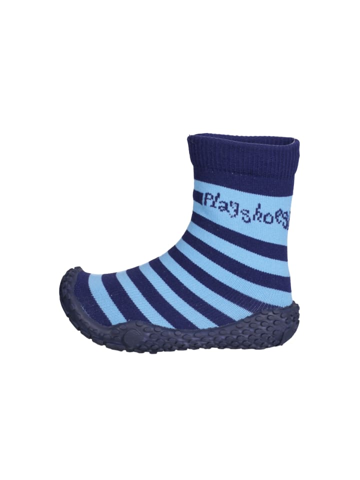 Playshoes Aqua-Socke Streifen in Marine/Hellblau günstig kaufen
