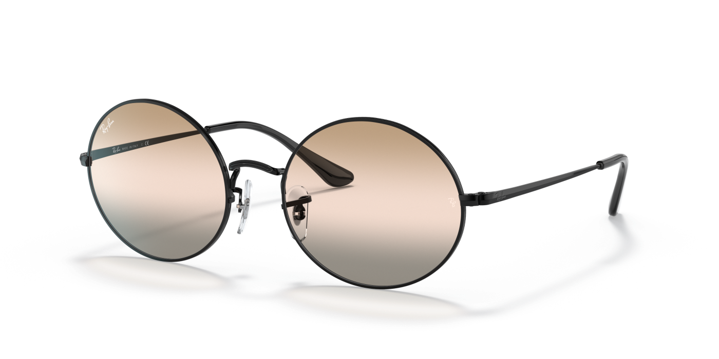 OVAL 1970 BI-GRADIENT - Negru lucios, roz/maro