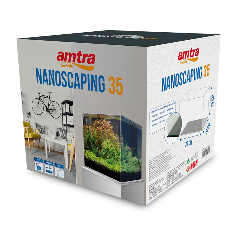 Amtra Nano-Aquarien Amtra Nanoscaping Weisglassbecken 27 l