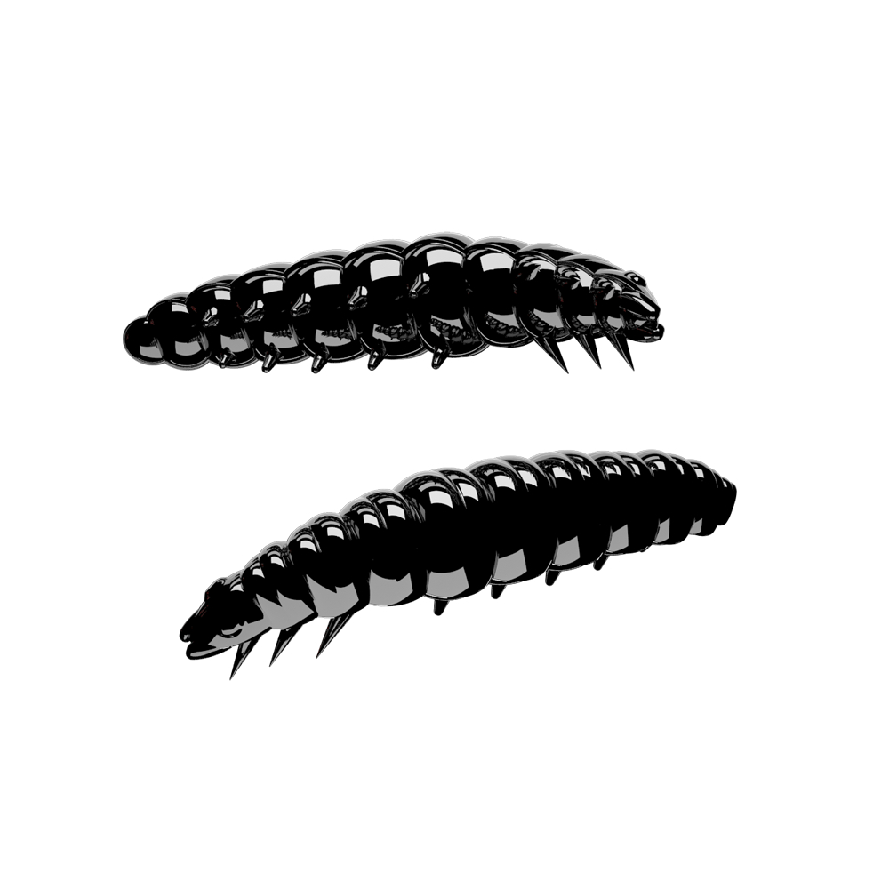 Libra Lures Larva Kunstköder (black)