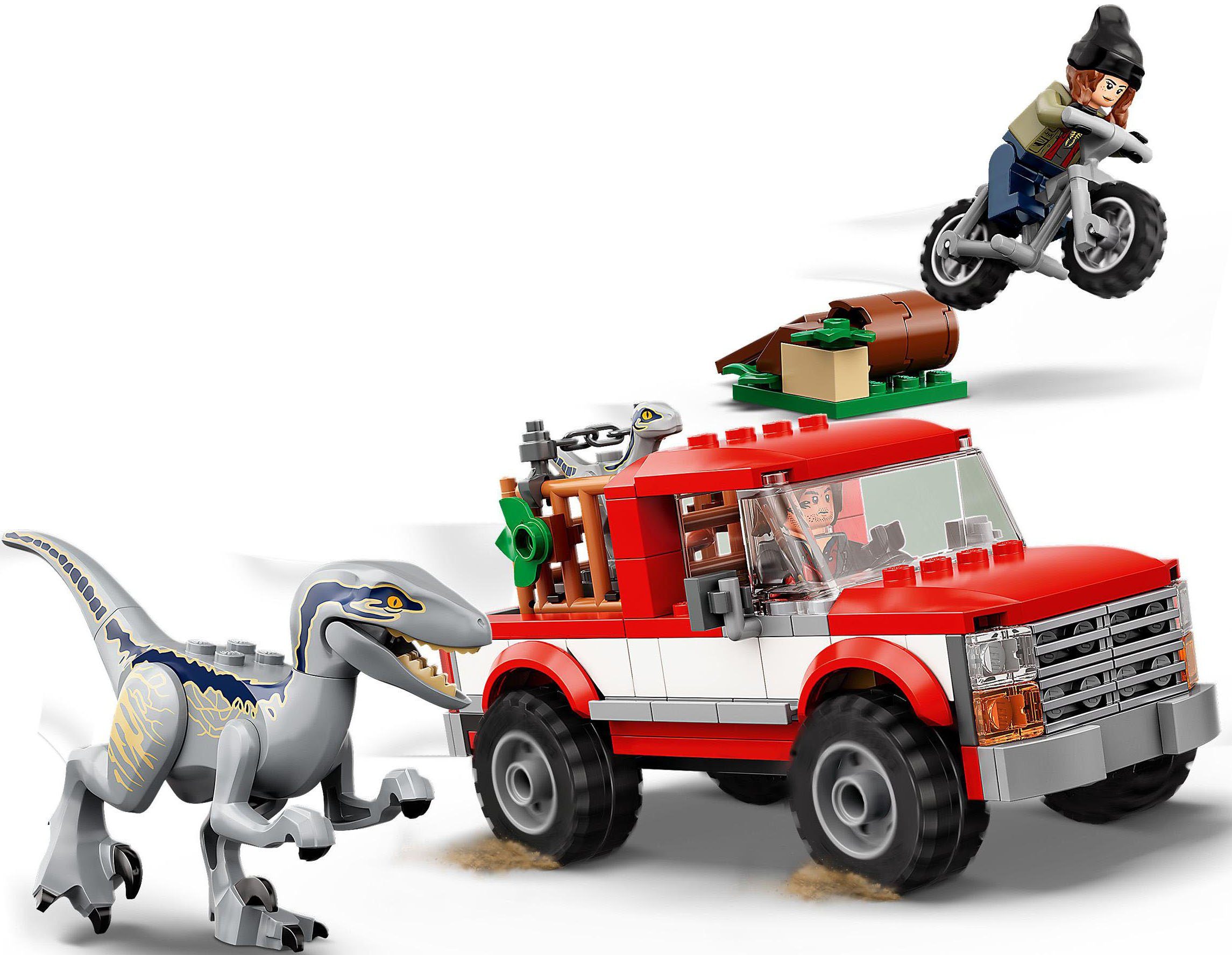 LEGO® Konstruktionsspielsteine Blue & Beta in der Velociraptor-Falle (76946), LEGO® Jurassic World, (181 St), Made in Europe