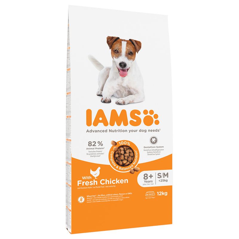 IAMS Advanced Nutrition Senior Small & Medium Dog mit Huhn