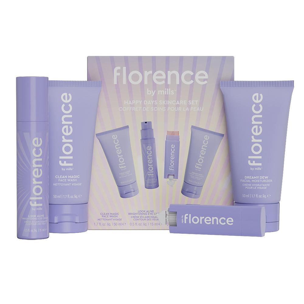 florence by mills HAPPY DAYS SKINCARE SET COFFRET ROUTINE VISAGE