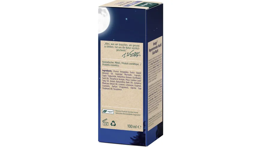 Kneipp Regenerierendes Hautöl Gute Nacht 100 ml