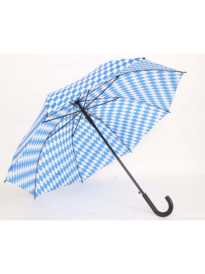 COFI 1453 Stockschirm für Bayernfans ?100 cm Regenschirm in Blau-Weiß in Blau-Weiß günstig kaufen 100 cm
