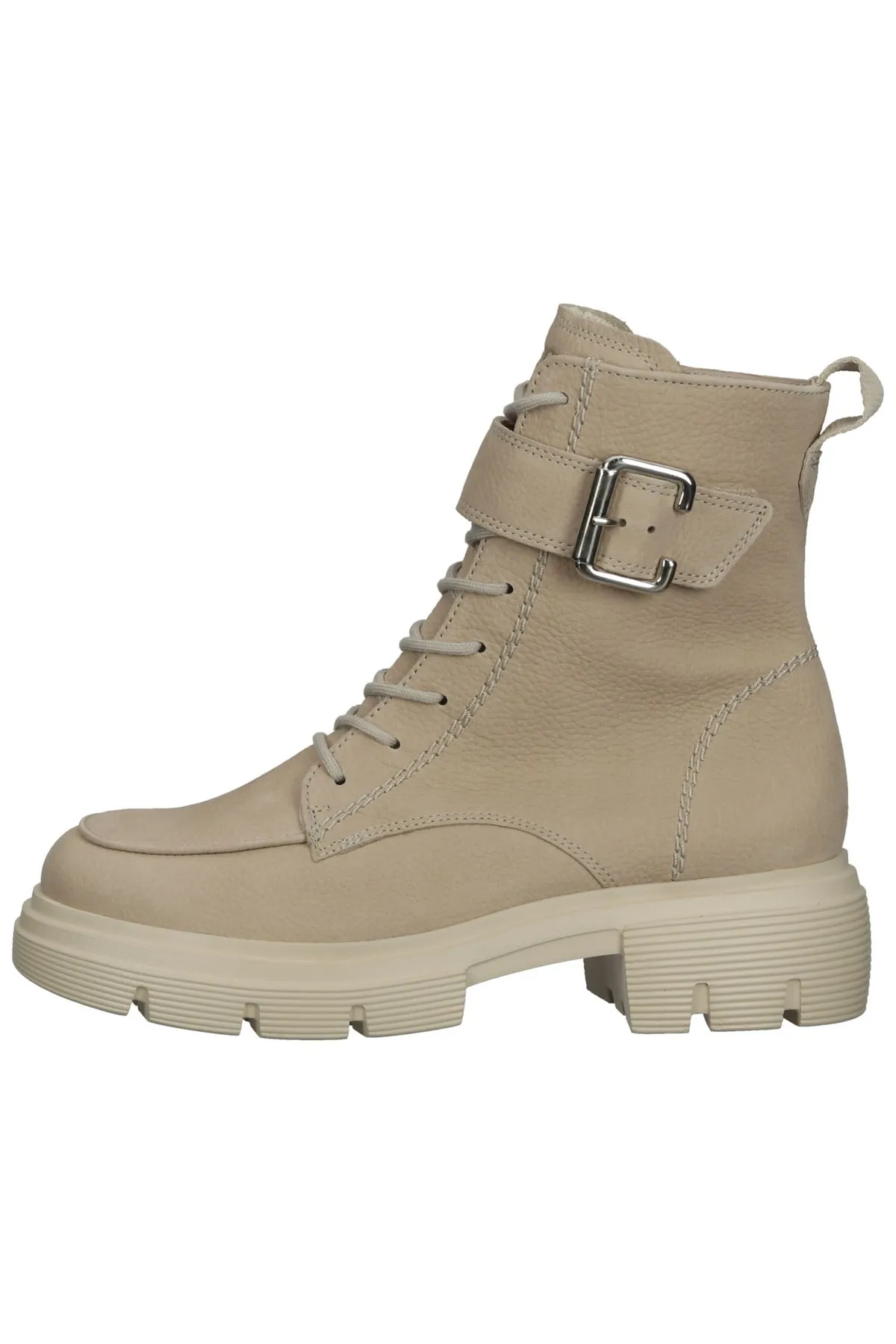 Paul Green  Stiefelette - Beige - Blockabsatz