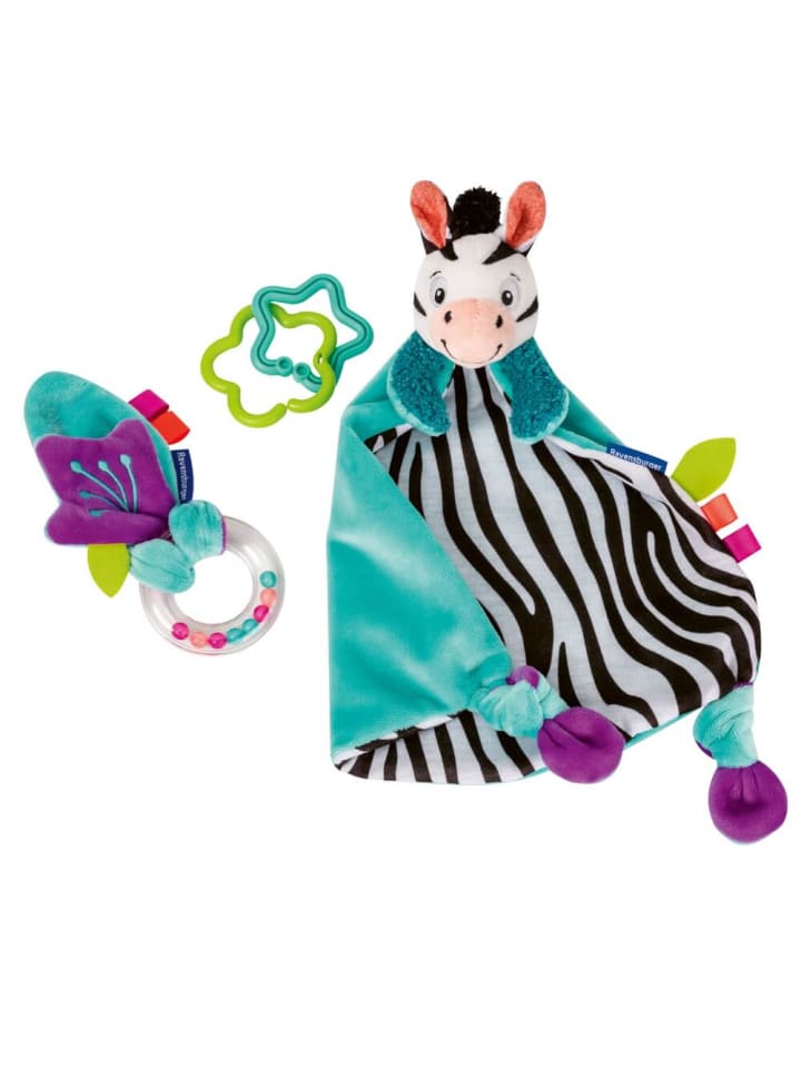 Ravensburger Schmusetuch Zebra Geschenkset play  Fühlen, rasseln, spielen, ab 6 Monate günstig kaufen onesize