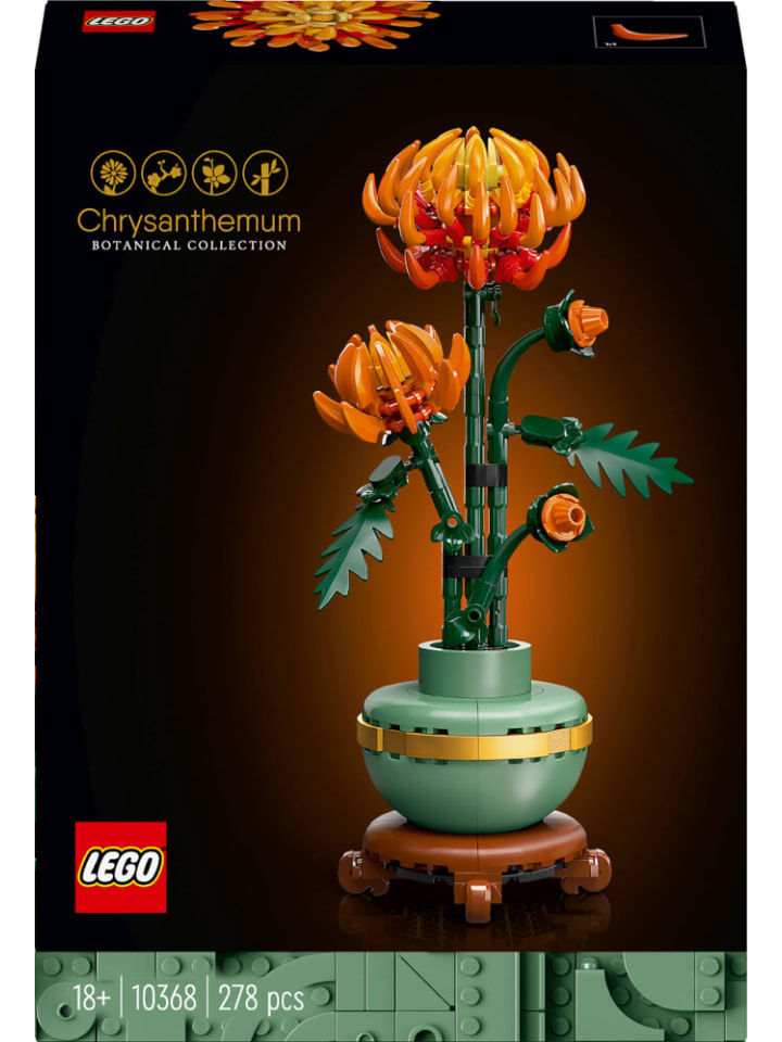 LEGO Bausteine Set Icons Botanical Chrysantheme, ab 18 Jahre günstig kaufen onesize