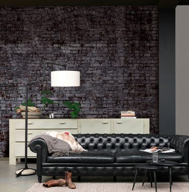 Rasch Fototapete Factory III, glatt, Steinoptik, gemustert, (1 St)
