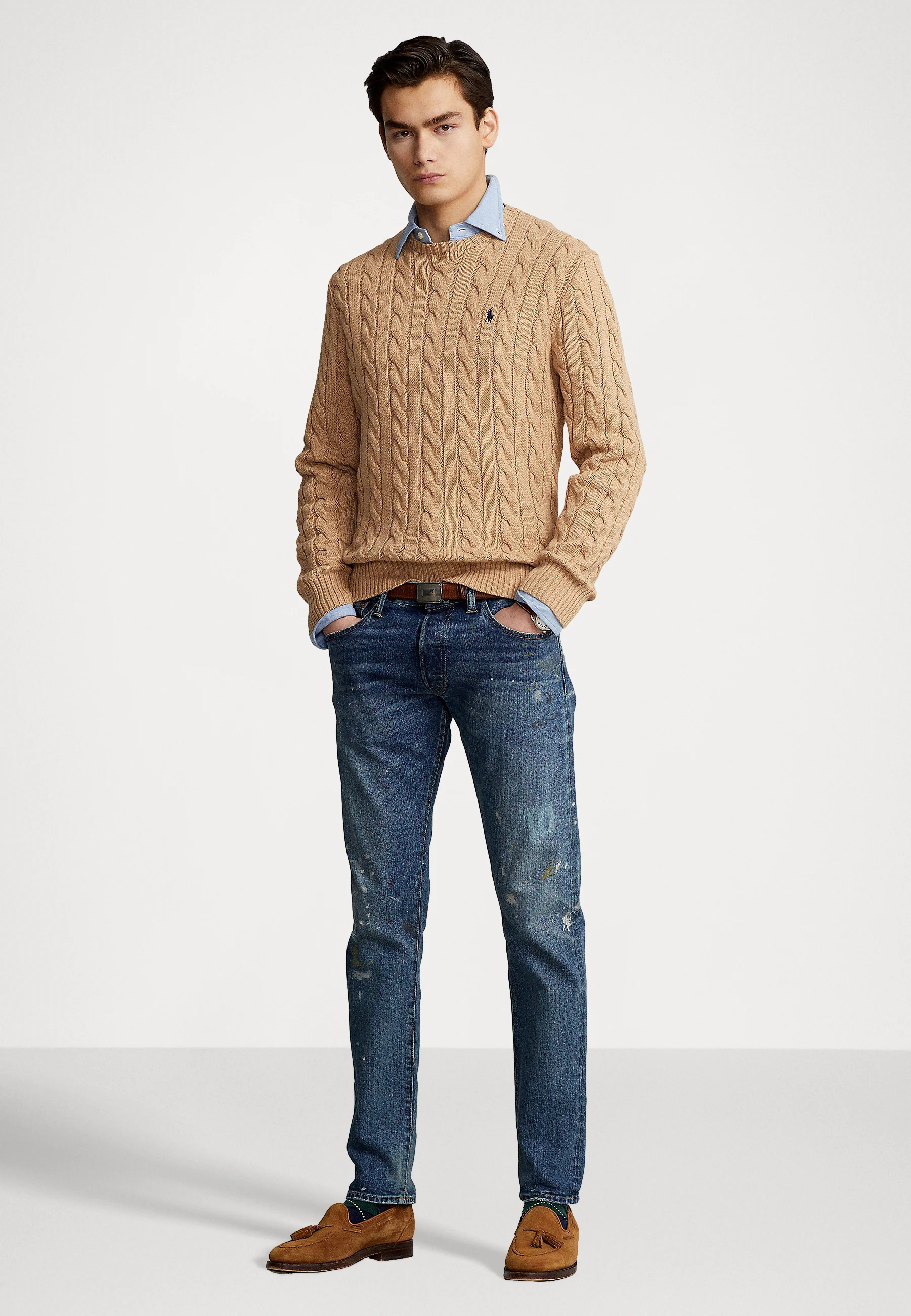 Polo Ralph Lauren DRIVER MANGA LARGA - Suéter