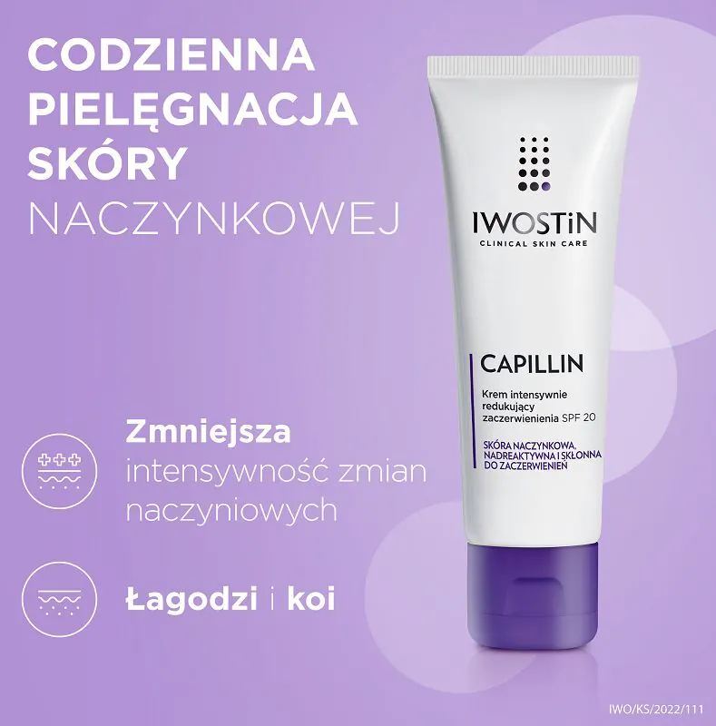 Iwostin Capillin intenzivna krema za smanjenje crvenila SPF 20