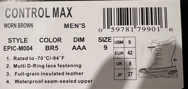 Baffin - Control Max - Winterschuhe