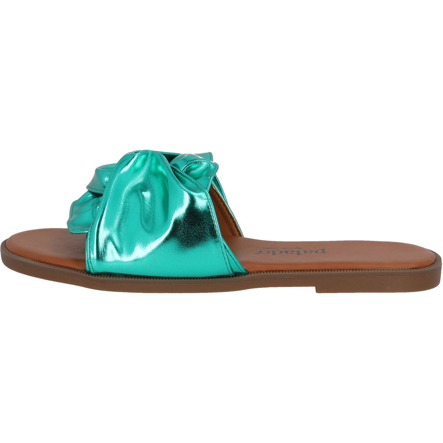 Palado Namar by Sila Sahin, Pantoletten, Damen, Grün Metallic
