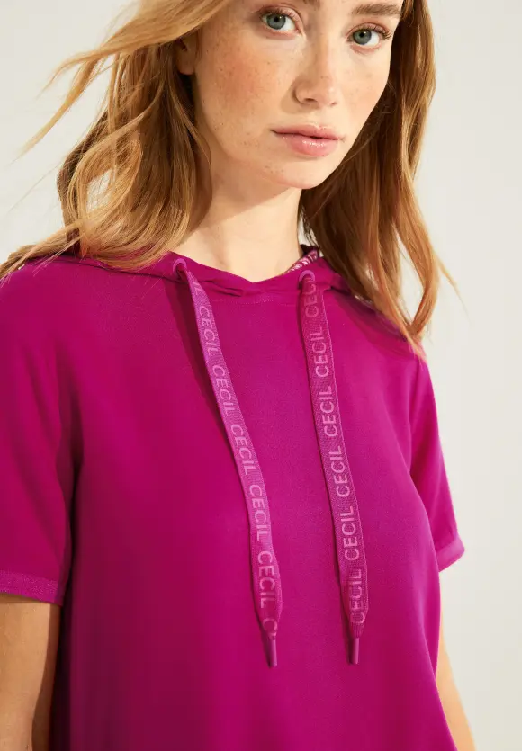 CECIL Hoodie Bluse mit Kapuze