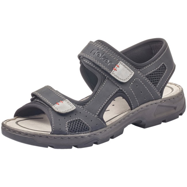 RIEKER Komfort Sandalen schwarz