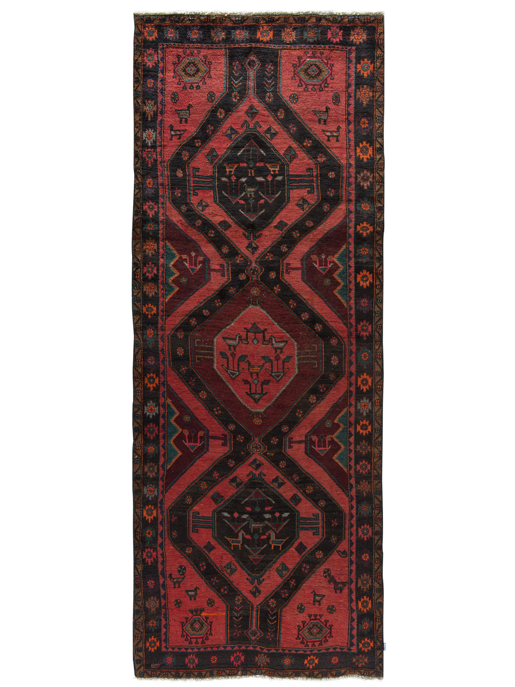 Hamadan Vintage ca. 120 x 323 cm, Unikat / Einzelstück