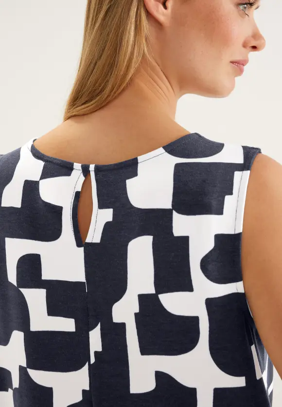 Street One Ärmelloses Kleid mit Print