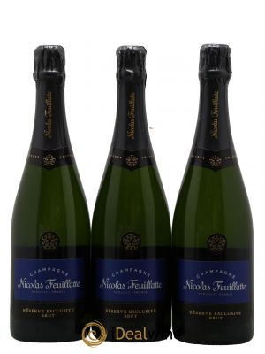 Champagne Réserve Exclusive Nicolas Feuillatte  - Lot de 3 Bouteilles