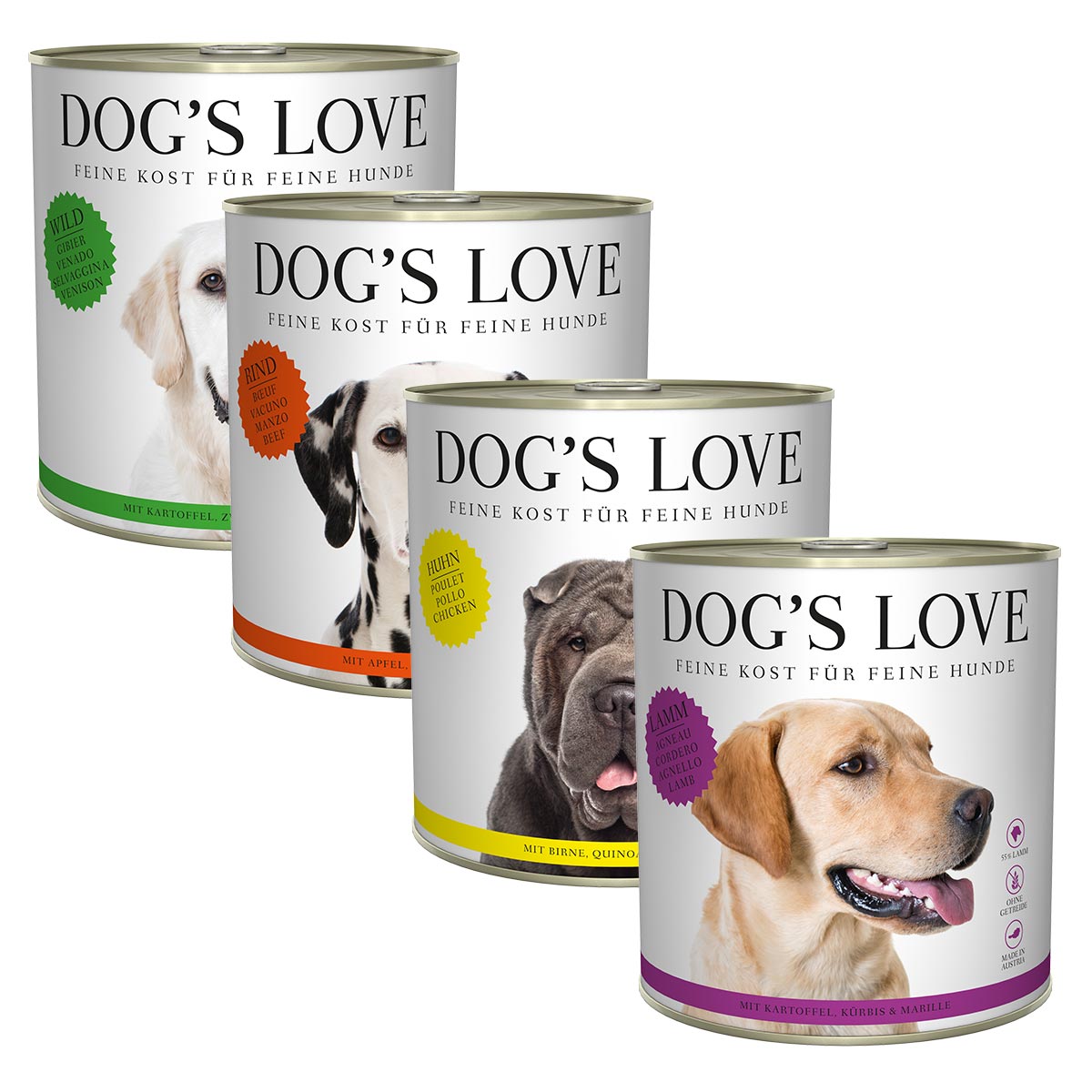 Dog's Love 24x800g Mixpaket günstig kaufen bei ZooRoyal