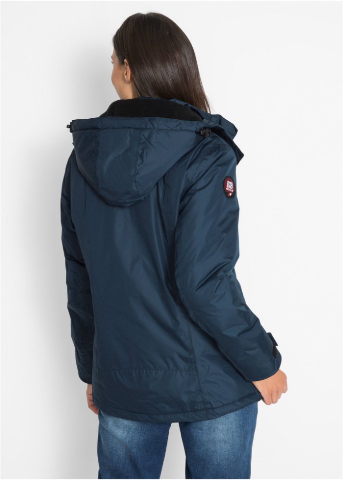 Jacke mit abnehmbarer Kapuze