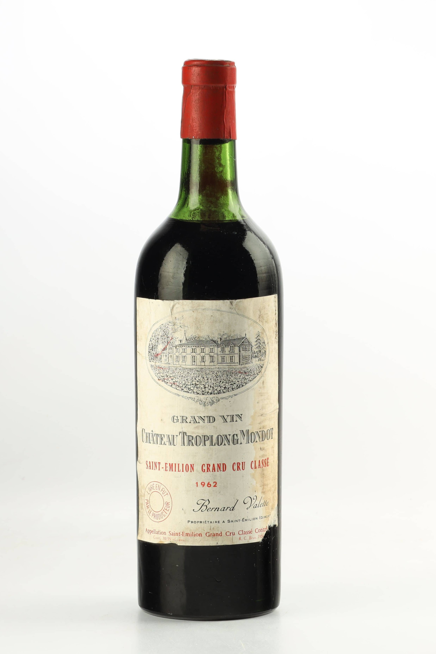 Château Troplong Mondot 1962, Saint Emilion