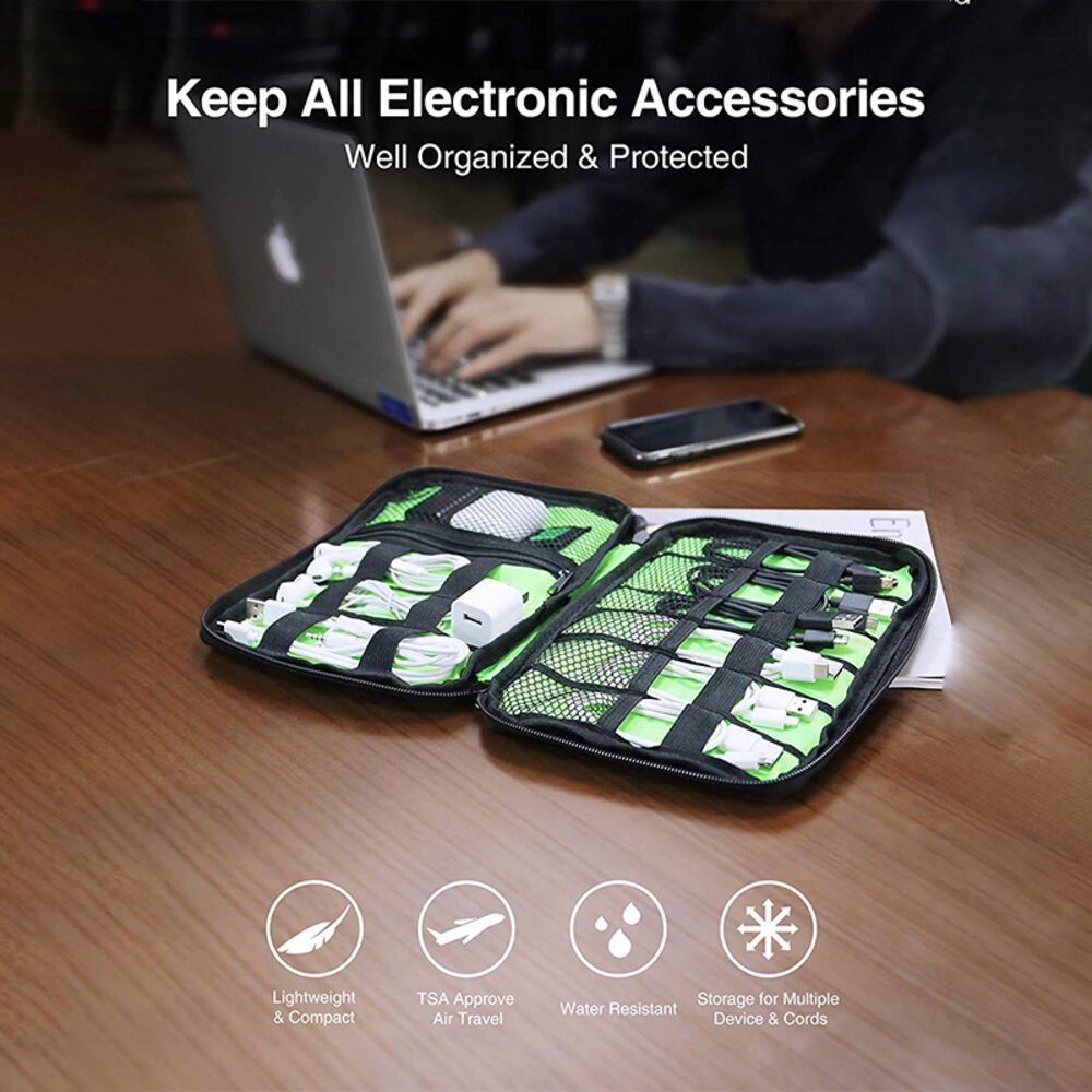 Gravizone Tablettasche Kabeltasche Kabel Organizer Bag (1x Kabeltasche)