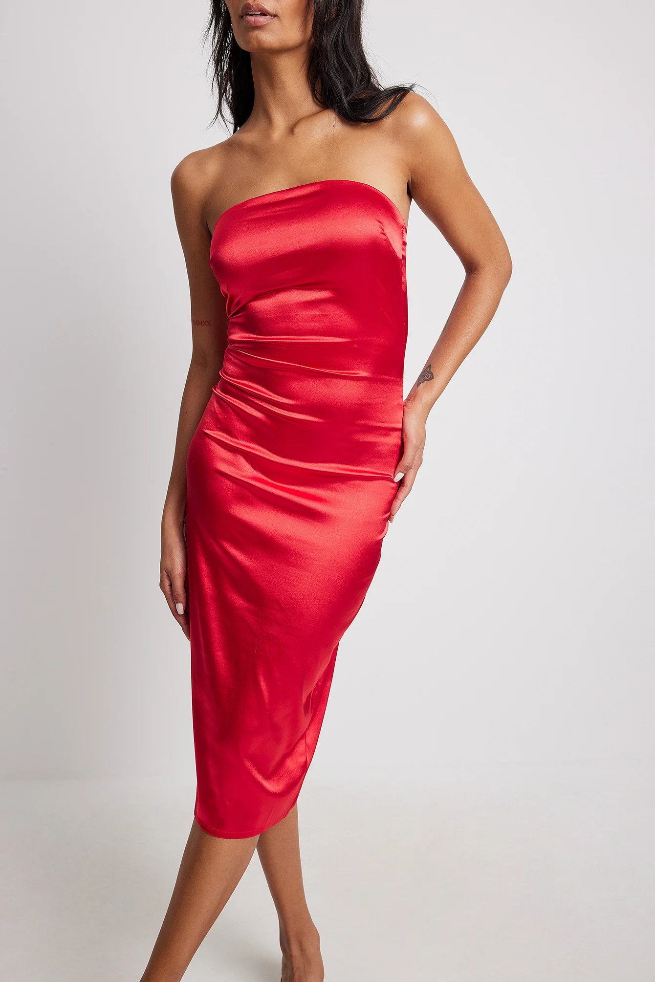 Bandeau-Midikleid