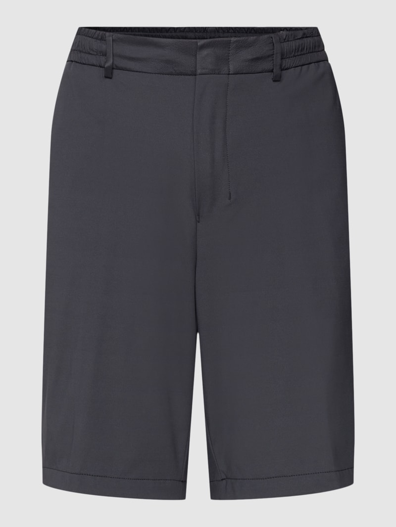 Shorts mit Label-Details Modell 'SANE' in schwarz