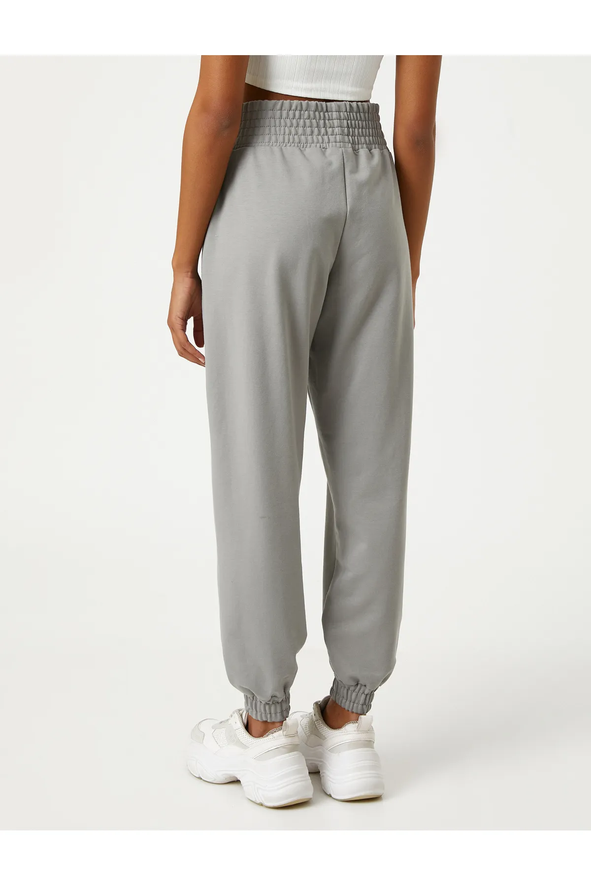 Koton  Jogger-Jogginghose mit extra hohem Bund und Taschendetail