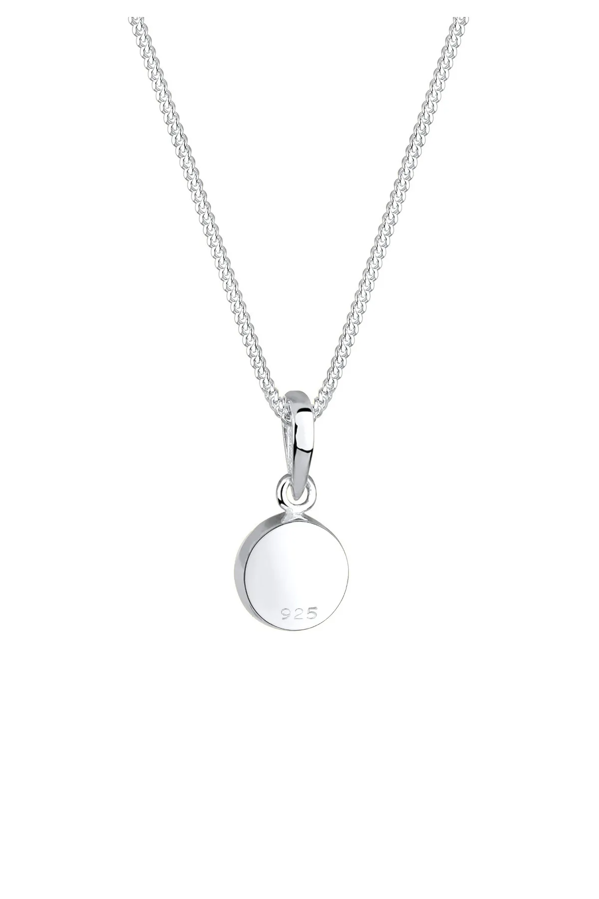 ELLI  Halskette Mondstein Edelstein Natur 925 Sterling Silber